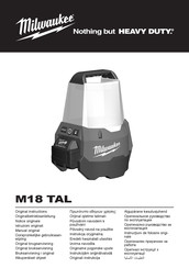 Milwaukee M18 TAL Originalbetriebsanleitung