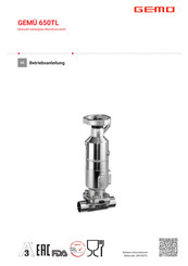 Gemü 650TL Betriebsanleitung