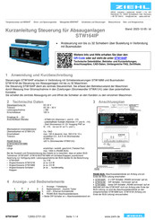 Ziehl STW164IP Kurzanleitung