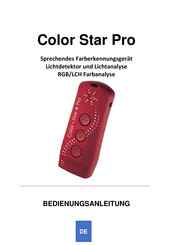 Caretec Color Star Pro Bedienungsanleitung
