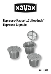 Xavax Coffeeduck Bedienungsanleitung