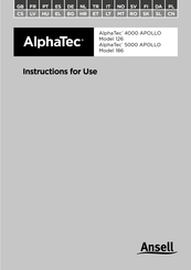 Ansell AlphaTec 5000 APOLLO Anweisungen Zur Verwendung Und Montage