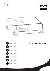 GYS GYSFLASH 40-12 FV Bedienungsanleitung