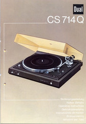 Dual CS 714 Q Bedienungsanleitung