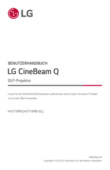 LG CineBeam Q HU710PB-GL Benutzerhandbuch