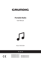 Grundig Music 7000 DAB+ Bedienungsanleitung