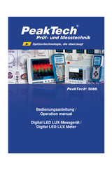 PeakTech P5086 Bedienungsanleitung