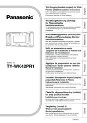 Panasonic TY-WK42PR1 Installationsanleitung