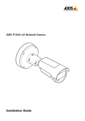 Axis P1455-LE Installationsanleitung