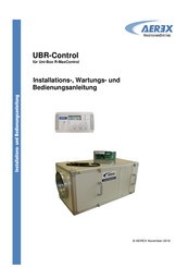aerex UBR-Control Installations-, Wartungs-, Und Bedienungsanleitung