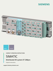 Siemens SIMATIC ET 200pro Bedienungsanleitung