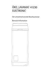 AEG OKO LAVAMAT 41230 Benutzerinformation