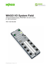 WAGO 765-1103/100-000 Produkthandbuch