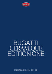 Bugatti CERAMIQUE EDITION ONE Bedienungsanleitung
