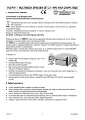 Velleman PCSP101 Bedienungsanleitung