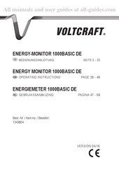 VOLTCRAFT 1000BASIC DE Bedienungsanleitung