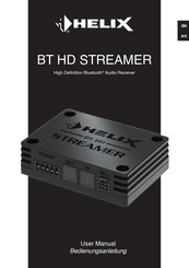 HELIX BT HD STREAMER Bedienungsanleitung