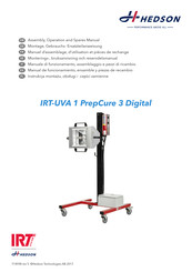 Hedson IRT-UVA 1 PrepCure 3 Digital Montage, Gebrauchs- Ersatzteilanweisung