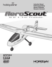 Horizon Hobby AeroScout S 2 1.1M Trainer Bedienungsanleitung