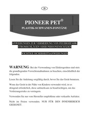 Zooplus PIONEER PET Anweisungen