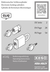 Assa Abloy KESO eCLIQ N6.067 Bedienungsanleitung