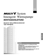 LG MULTI V CRNN-CC Serie Montageanleitung
