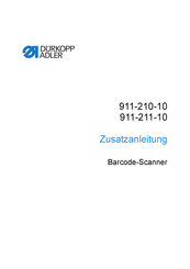 Dürkopp Adler 911-210-10 Zusatzanleitung