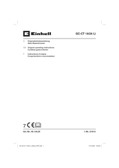 EINHELL GC-CT 18/26 Li Originalbetriebsanleitung