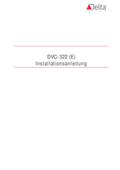 Delta Controls DVC-322 Installationsanleitung