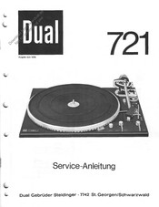 Dual 721 Serviceanleitung