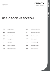 Deltaco USBC-HDMI26 Benutzerhandbuch