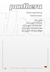 panthera U3 Light Y-Front 90 Bedienungsanleitung