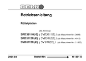 delko SRD3611H-E Betriebsanleitung