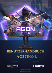 AOC AGON PRO AG275QXL Benutzerhandbuch