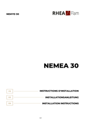 RHÉA-FLAM NEMYD 30 Installationsanleitung