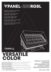 Contest architecture VERSATILE COLOR VPANEL-200RGBL Bedienungsanleitung