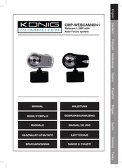 Konig Computer CMP-WEBCAM41 Anleitung