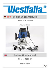 Westfalia 87 46 87 Bedienungsanleitung