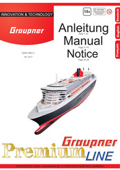 GRAUPNER Premium Queen Mary 2 Anleitung