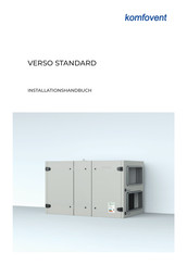 Komfovent VERSO Standard Installationshandbuch