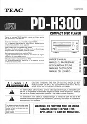 Teac PD-H300 Bedienungsanleitung
