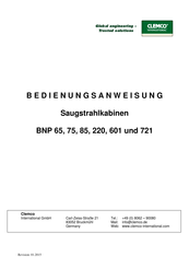 Clemco BNP 220 Bedienungsanweisung
