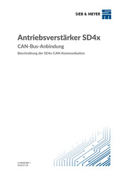 SIEB & MEYER SD4 Serie Originalbetriebsanleitung