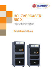 Solarbayer BioX 15 Betriebsanleitung