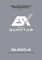 ESX Quantum QL800.8 Benutzerhandbuch