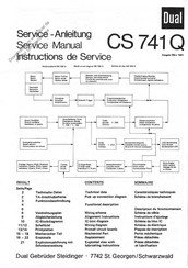 Dual CS 741Q Serviceanleitung