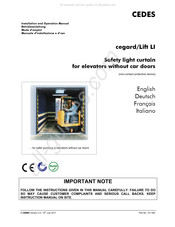 Cedes cegard/Lift LI Betriebsanleitung