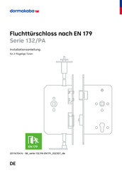 dormakaba 132/PA Serie Installationsanleitung