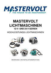 Mastervolt ALPHA 24/75 Bedienungs- Und Installationsanleitung