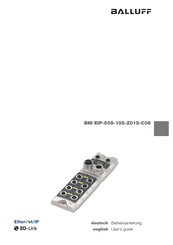 Balluff BNI EIP-508-105-Z015-C08 Betriebsanleitung